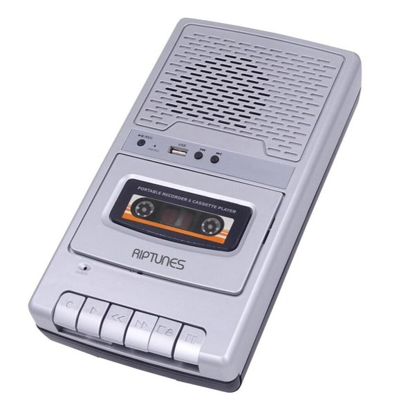 Riptunes RCS220S Cassette Player, Analog Cassette to Digital MP3 Converter, USB - Picture 1 of 4